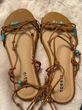 Torrid Beaded Strappy Sandal (WW)- Women’s 8.5